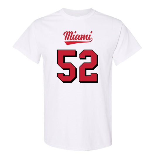 Miami of Ohio - NCAA Football : Marcus Moore Jr - 2024 Replica Shersey T-Shirt-0