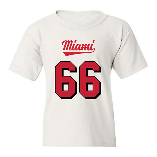 Miami of Ohio - NCAA Football : Dominik Kosznicki - 2024 Replica Shersey Youth T-Shirt-0