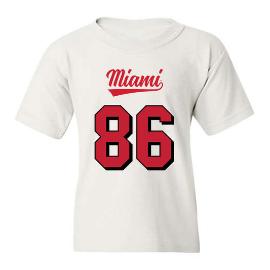 Miami of Ohio - NCAA Football : Wilson Roberts - 2024 Replica Shersey Youth T-Shirt-0