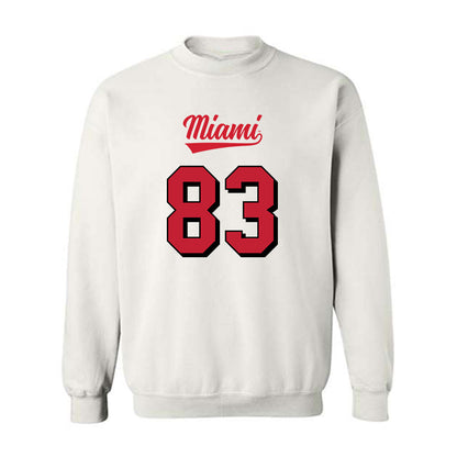 Miami of Ohio - NCAA Football : Eric Karner - 2024 Replica Shersey Crewneck Sweatshirt-0