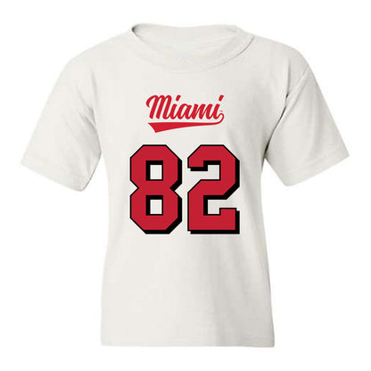 Miami of Ohio - NCAA Football : Andrew Bjorson - 2024 Replica Shersey Youth T-Shirt-0