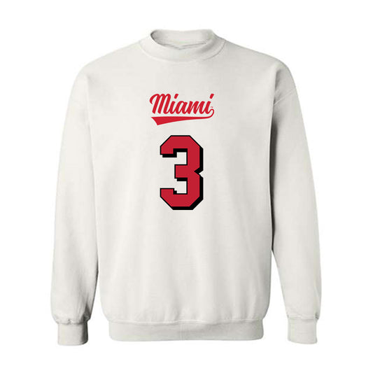 Miami of Ohio - NCAA Football : Quintin Simmons - 2024 Replica Shersey Crewneck Sweatshirt-0