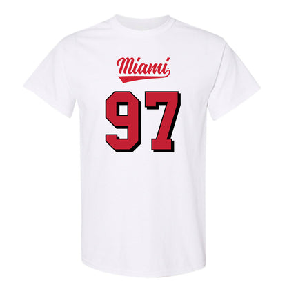 Miami of Ohio - NCAA Football : William Goodvine III - 2024 Replica Shersey T-Shirt-0