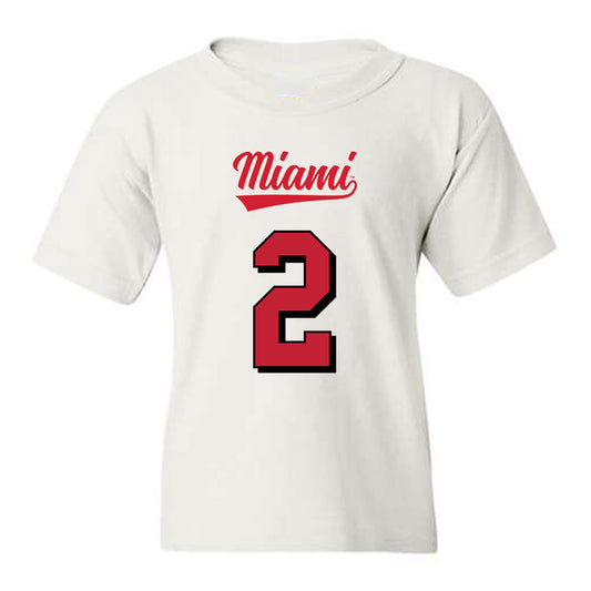 Miami of Ohio - NCAA Football : Jackson Pons - 2024 Replica Shersey Youth T-Shirt-0