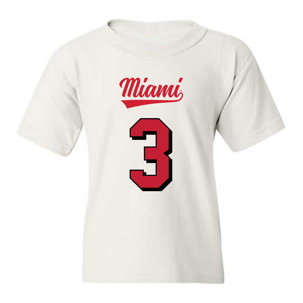 Miami of Ohio - NCAA Football : Quintin Simmons - 2024 Replica Shersey Youth T-Shirt-0