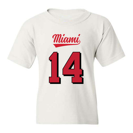Miami of Ohio - NCAA Football : Dshawntae JONES - 2024 Replica Shersey Youth T-Shirt-0