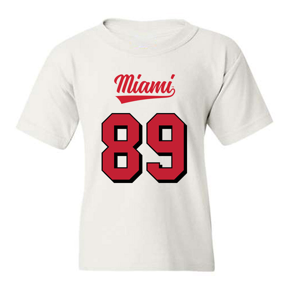 Miami of Ohio - NCAA Football : Brayden Boeing - 2024 Replica Shersey Youth T-Shirt-0