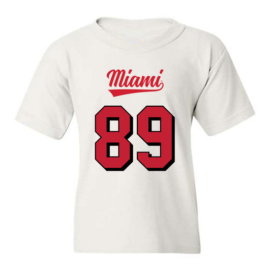 Miami of Ohio - NCAA Football : Brayden Boeing - 2024 Replica Shersey Youth T-Shirt-0