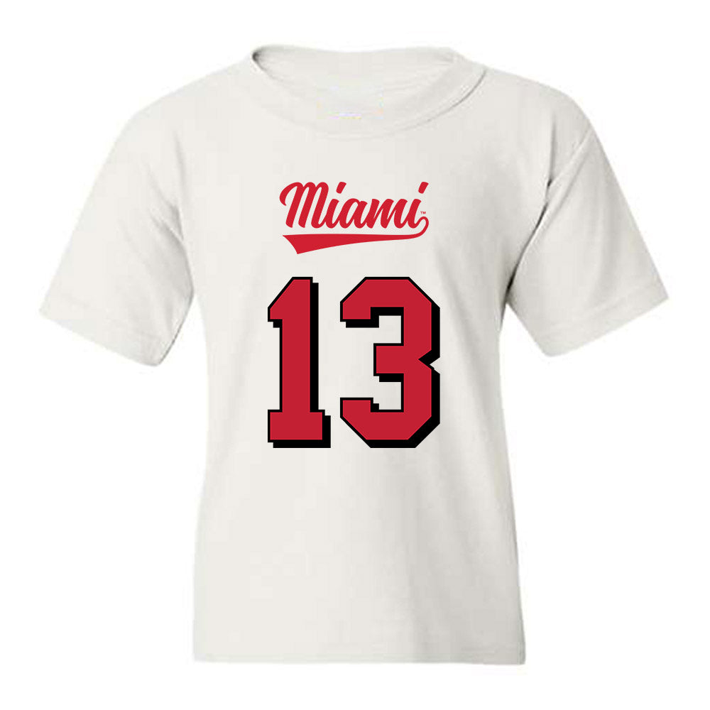 Miami of Ohio - NCAA Football : Desmon Yharbrough - 2024 Replica Shersey Youth T-Shirt-0
