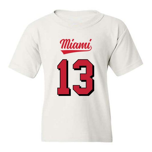 Miami of Ohio - NCAA Football : Desmon Yharbrough - 2024 Replica Shersey Youth T-Shirt-0