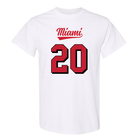 Miami of Ohio - NCAA Football : Zhaiylen Scott - 2024 Replica Shersey T-Shirt-0