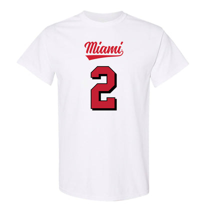 Miami of Ohio - NCAA Football : Jackson Pons - 2024 Replica Shersey T-Shirt-0