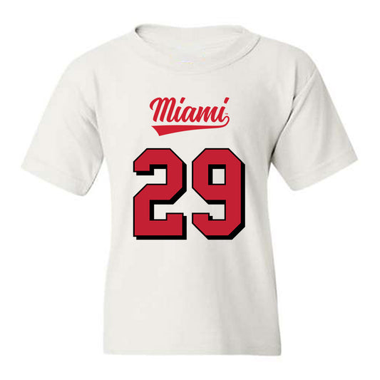 Miami of Ohio - NCAA Football : Easton Jointer - 2024 Replica Shersey Youth T-Shirt-0