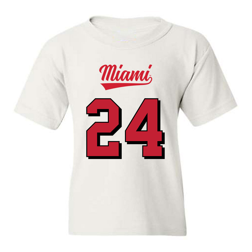 Miami of Ohio - NCAA Football : Mychal Yharbrough - 2024 Replica Shersey Youth T-Shirt