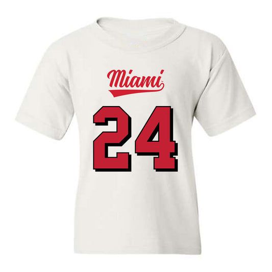 Miami of Ohio - NCAA Football : Mychal Yharbrough - 2024 Replica Shersey Youth T-Shirt