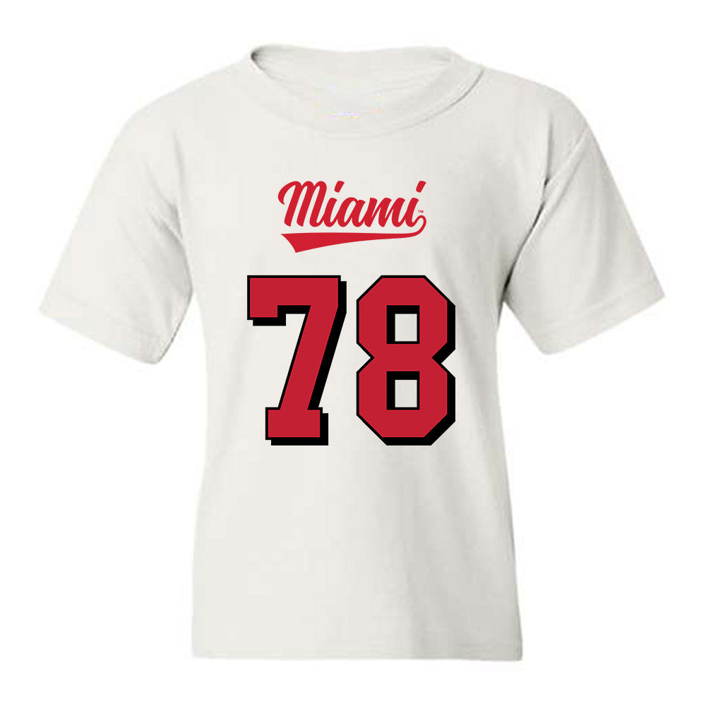 Miami of Ohio - NCAA Football : Devontae Armstrong - 2024 Replica Shersey Youth T-Shirt-0