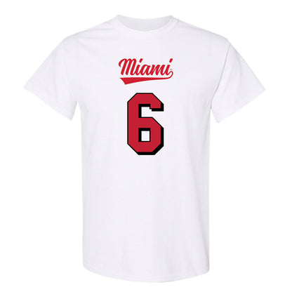 Miami of Ohio - NCAA Football : Caleb Heavner - 2024 Replica Shersey T-Shirt-0