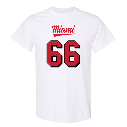 Miami of Ohio - NCAA Football : Dominik Kosznicki - 2024 Replica Shersey T-Shirt-0