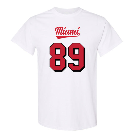 Miami of Ohio - NCAA Football : Brayden Boeing - 2024 Replica Shersey T-Shirt-0