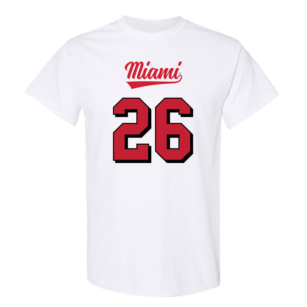 Miami of Ohio - NCAA Football : Eli Coppess - 2024 Replica Shersey T-Shirt