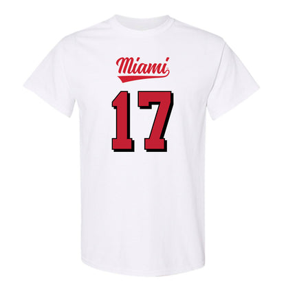 Miami of Ohio - NCAA Football : Kaleb Martin - 2024 Replica Shersey T-Shirt-0