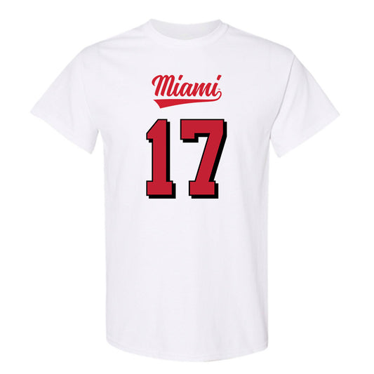 Miami of Ohio - NCAA Football : Kaleb Martin - 2024 Replica Shersey T-Shirt-0