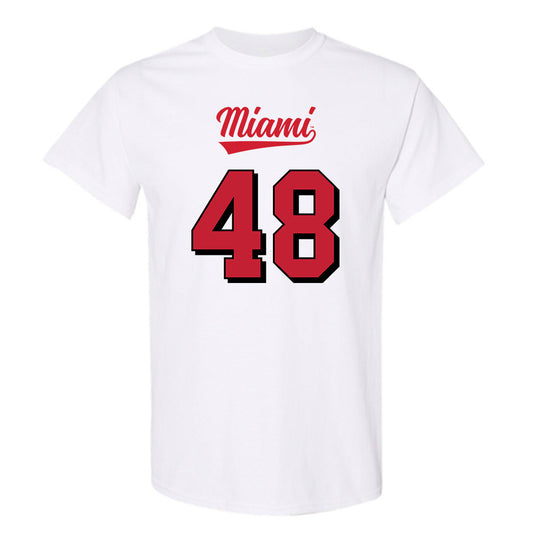 Miami of Ohio - Football Alumni : Chase Becker - 2024 Replica Shersey T-Shirt