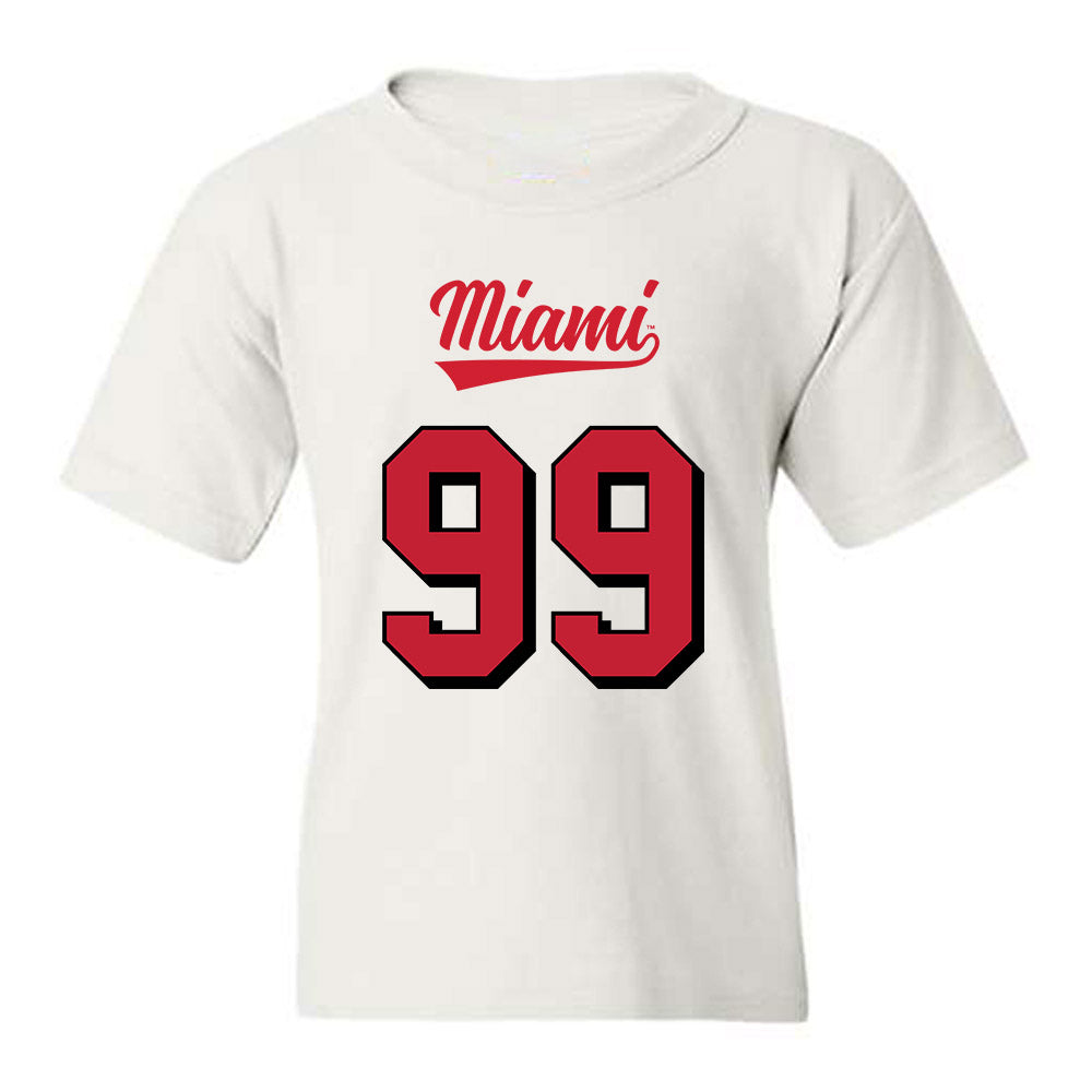 Miami of Ohio - NCAA Football : Oyeka Alexander - 2024 Replica Shersey Youth T-Shirt-0