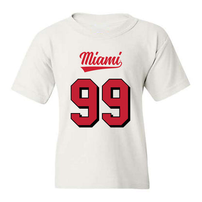 Miami of Ohio - NCAA Football : Oyeka Alexander - 2024 Replica Shersey Youth T-Shirt-0
