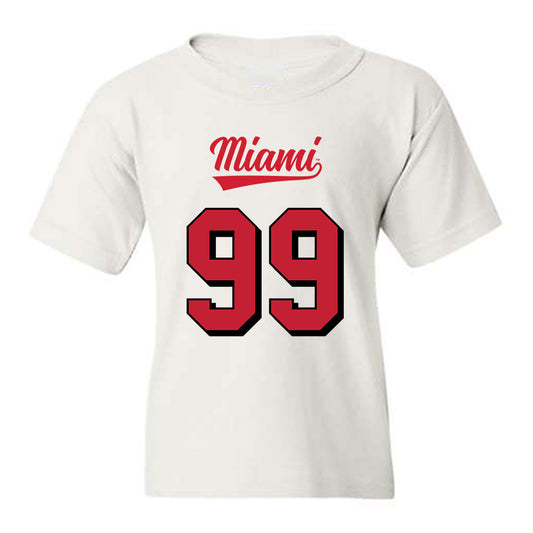 Miami of Ohio - NCAA Football : Oyeka Alexander - 2024 Replica Shersey Youth T-Shirt-0