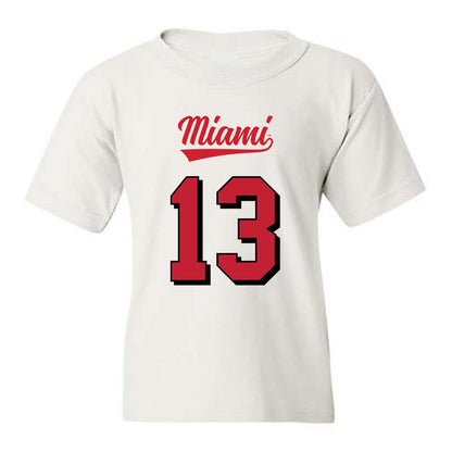 Miami of Ohio - NCAA Football : Thomas Gotkowski - 2024 Replica Shersey Youth T-Shirt-0