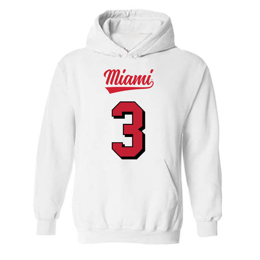 Miami of Ohio - NCAA Football : Quintin Simmons - 2024 Replica Shersey Hooded Sweatshirt-0