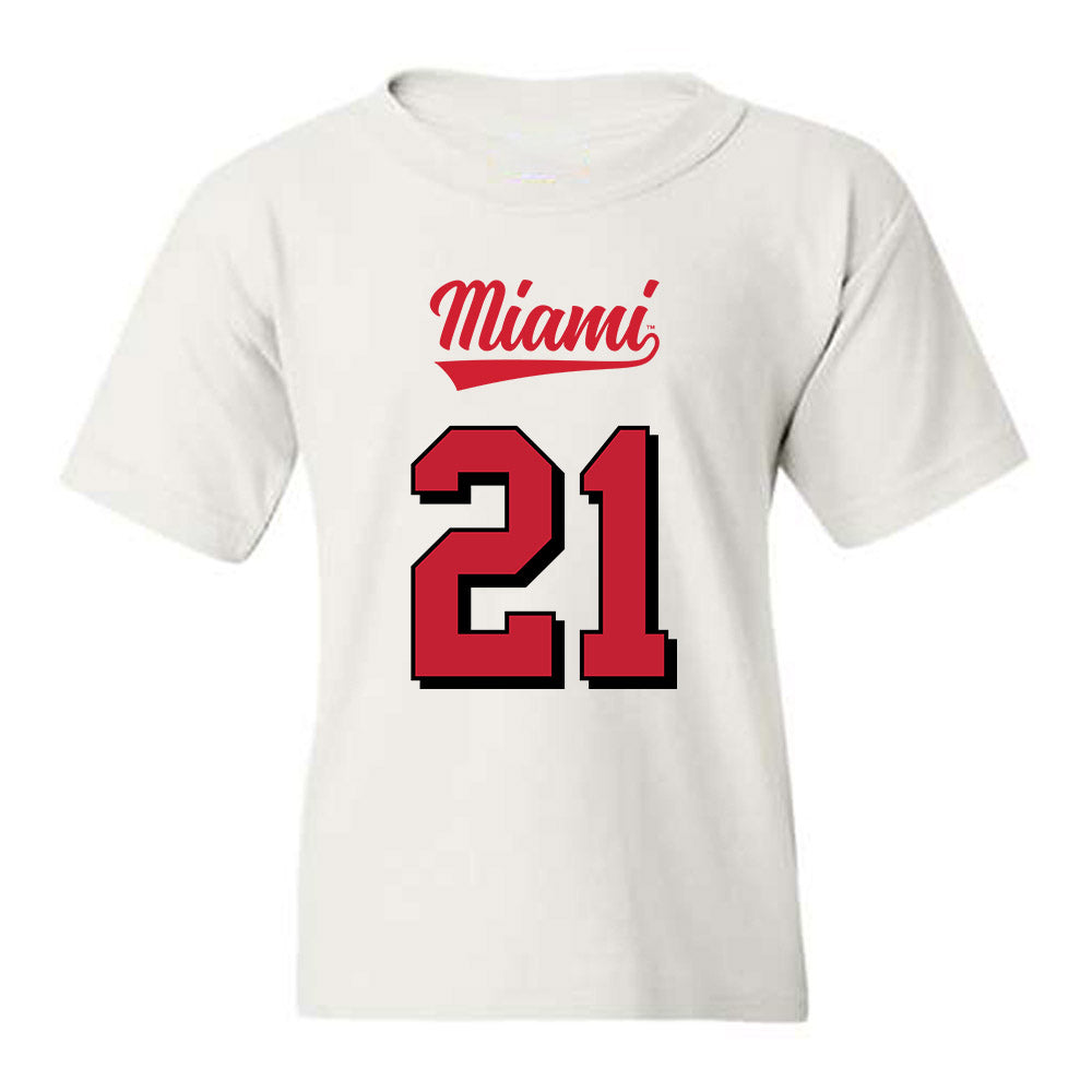 Miami of Ohio - NCAA Football : Toney Coleman Jr. - 2024 Replica Shersey Youth T-Shirt-0