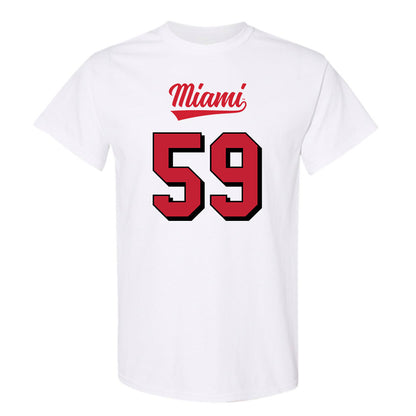 Miami of Ohio - NCAA Football : Mohamed Bangoura - 2024 Replica Shersey T-Shirt-0