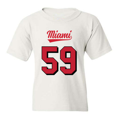 Miami of Ohio - NCAA Football : Mohamed Bangoura - 2024 Replica Shersey Youth T-Shirt-0
