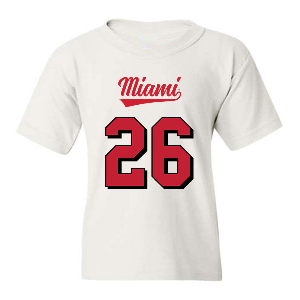 Miami of Ohio - NCAA Football : Eli Coppess - 2024 Replica Shersey Youth T-Shirt