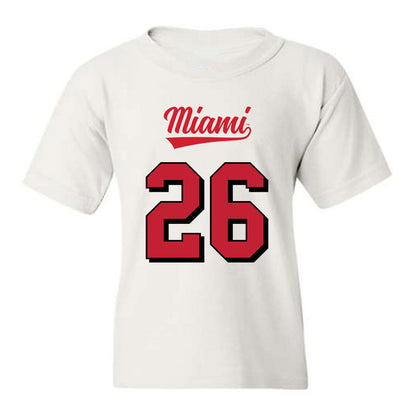 Miami of Ohio - NCAA Football : Eli Coppess - 2024 Replica Shersey Youth T-Shirt