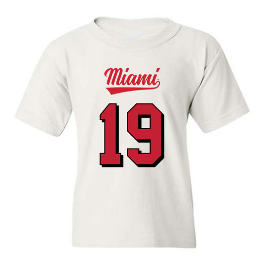 Miami of Ohio - NCAA Football : Jerome Smith - 2024 Replica Shersey Youth T-Shirt-0