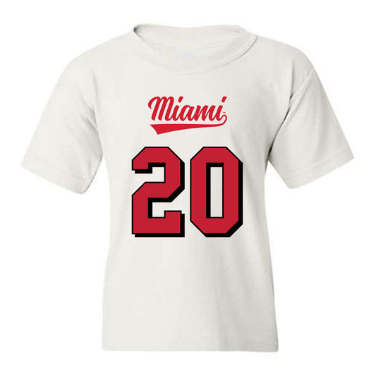 Miami of Ohio - NCAA Football : Zhaiylen Scott - 2024 Replica Shersey Youth T-Shirt-0
