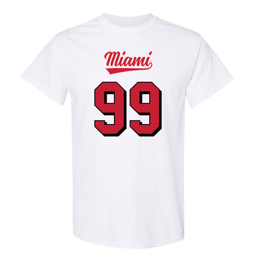 Miami of Ohio - NCAA Football : Oyeka Alexander - 2024 Replica Shersey T-Shirt-0
