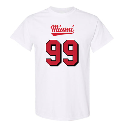 Miami of Ohio - NCAA Football : Oyeka Alexander - 2024 Replica Shersey T-Shirt-0