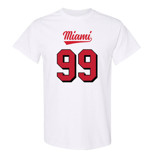 Miami of Ohio - NCAA Football : Oyeka Alexander - 2024 Replica Shersey T-Shirt-0