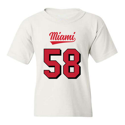 Miami of Ohio - NCAA Football : Maximus Hauck - 2024 Replica Shersey Youth T-Shirt-0