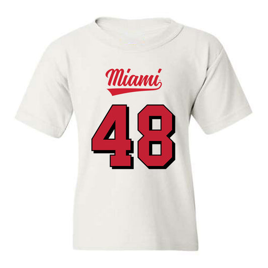 Miami of Ohio - Football Alumni : Chase Becker - 2024 Replica Shersey Youth T-Shirt