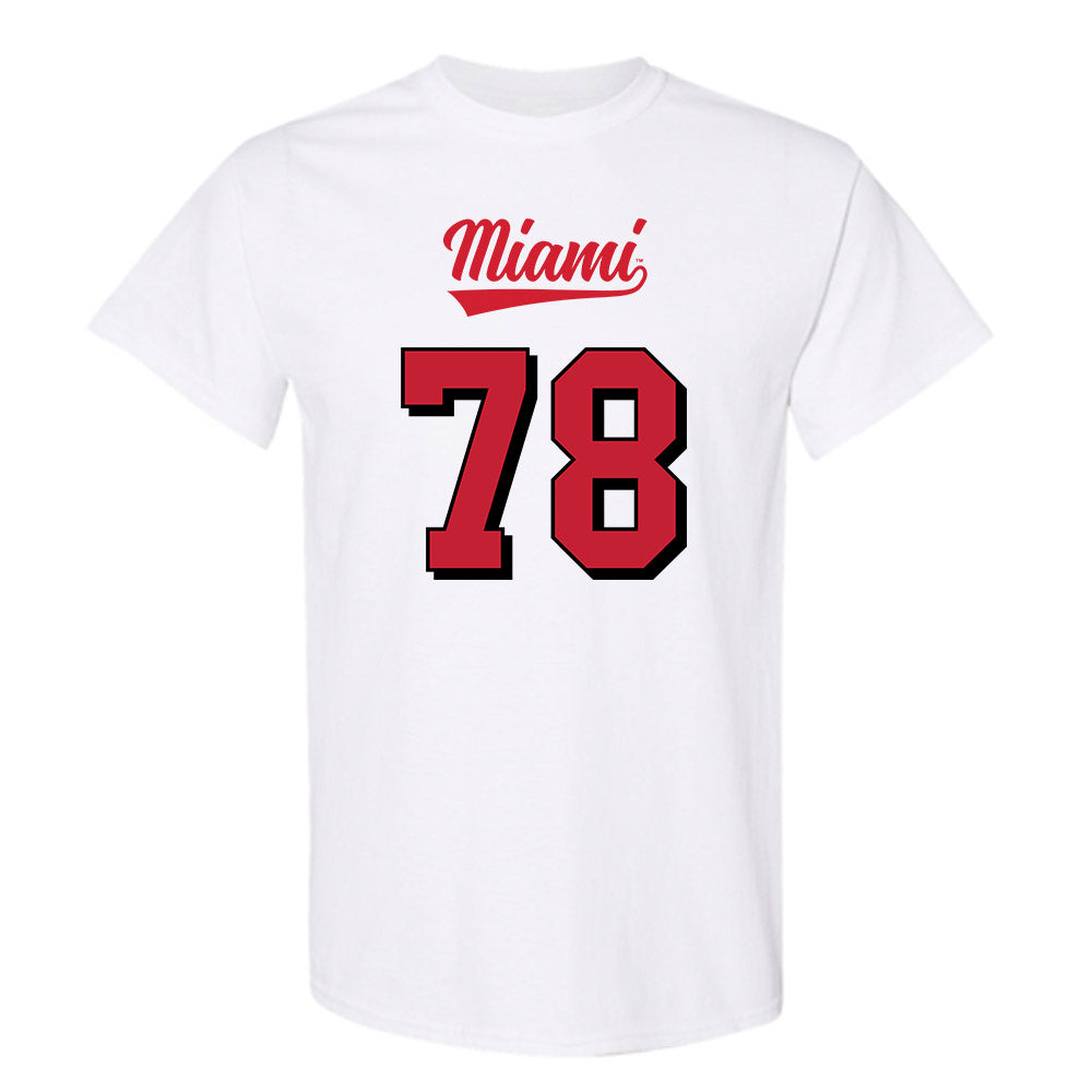 Miami of Ohio - NCAA Football : Devontae Armstrong - 2024 Replica Shersey T-Shirt-0
