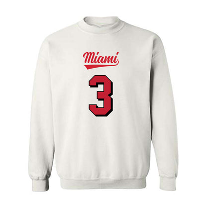 Miami of Ohio - NCAA Football : Quintin Simmons - 2024 Replica Shersey Crewneck Sweatshirt-0