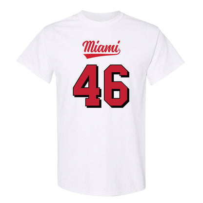 Miami of Ohio - NCAA Football : Luke Myers - 2024 Replica Shersey T-Shirt-0