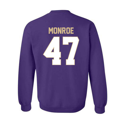 Western Carolina - NCAA Football : Blue Monroe - Classic Shersey Crewneck Sweatshirt-1