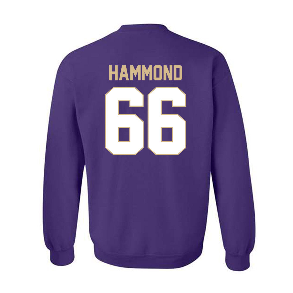 Western Carolina - NCAA Football : John Hammond - Classic Shersey Crewneck Sweatshirt-1