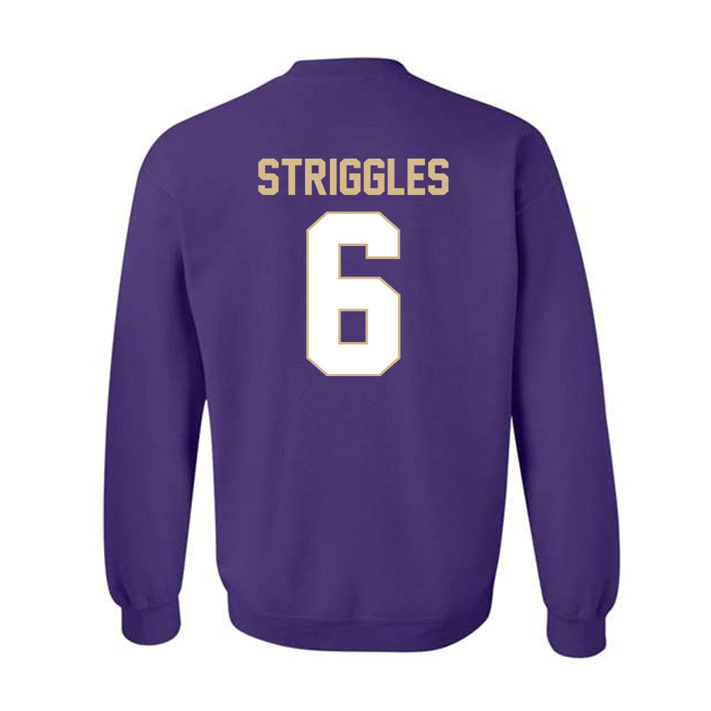 Western Carolina - NCAA Football : Marcus Striggles - Classic Shersey Crewneck Sweatshirt-1